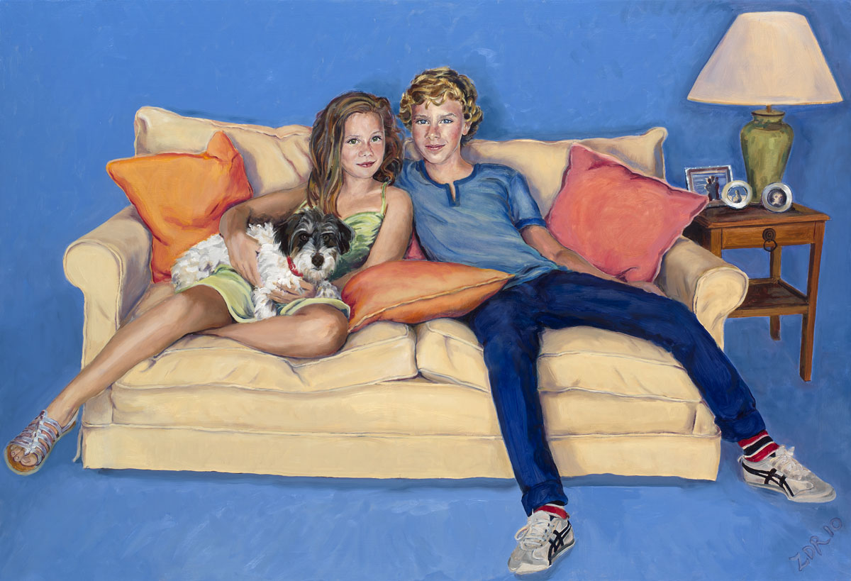 Portrait Hetty & Charlie by Zara Drummond