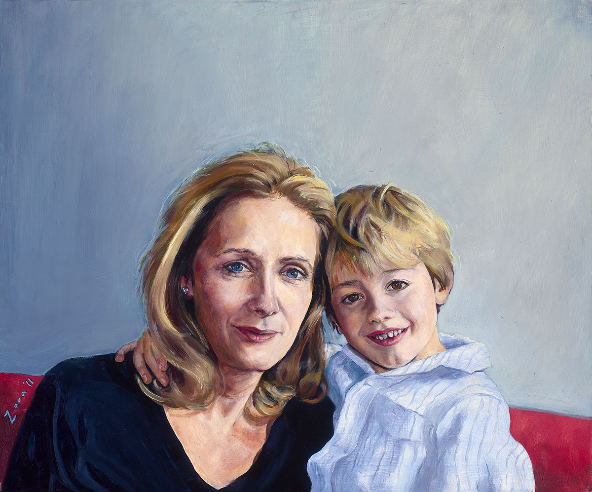 Portrait Karen with Kit by Zara Drummond